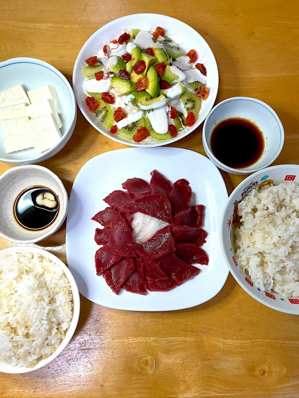 Snapdishの料理写真:貴子ちゃんから馬肉❤️|Makokoさん