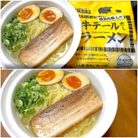 Snapdishの料理写真:牛テールだしラーメン|Tetsuwan_ATOMさん