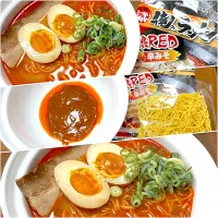 Snapdishの料理写真:俺のラーメン 熱RED 辛みそ|Tetsuwan_ATOMさん