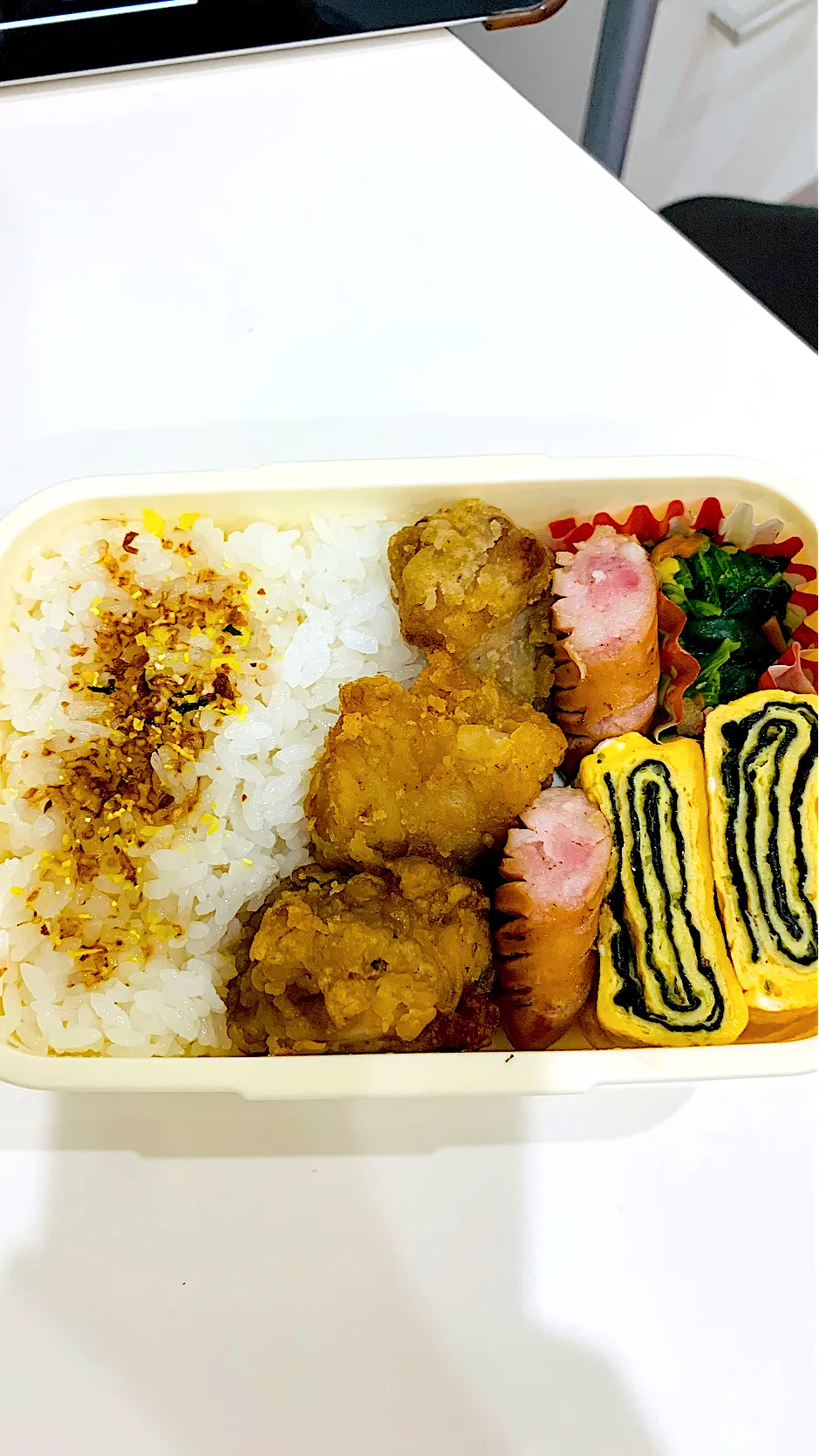 余っタレ唐揚げのお弁当🍱|ちはるさん