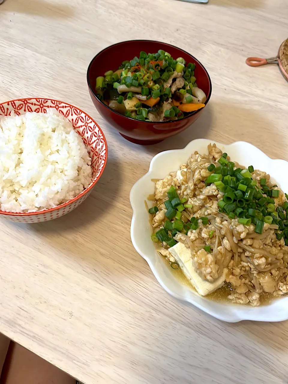 Snapdishの料理写真:そぼろあんの豆腐添え|はぁたんこぶさん