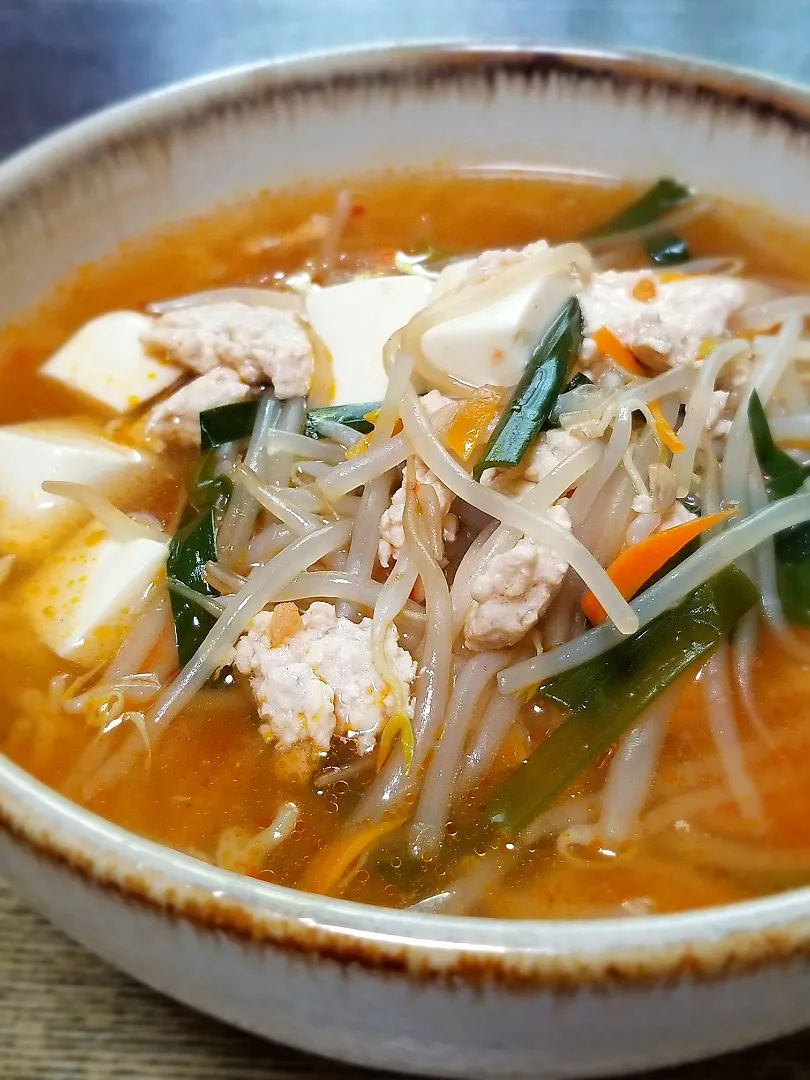 パパ作👨豆腐入り酸辣湯麺|ぱんだのままんさん