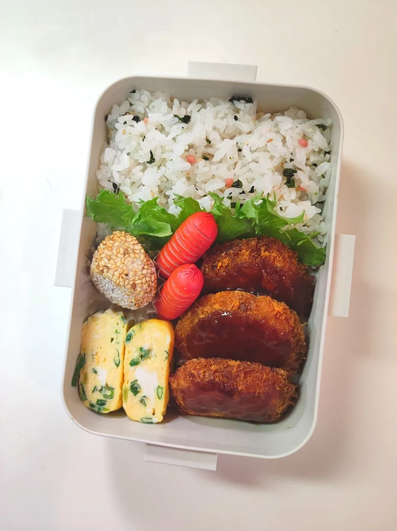 Snapdishの料理写真:男子高生弁当|ぽぽちゃんさん