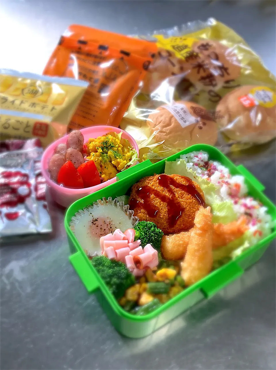 Snapdishの料理写真:R5.9/16  𝚂𝚊𝚝.   🍱今日のお弁当🍱|hamakoさん