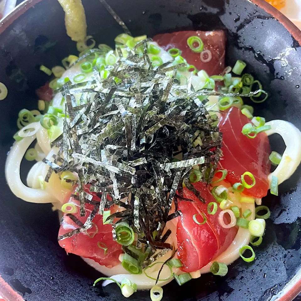 山かけ鉄火しょうゆうどん|藤原 秀典さん