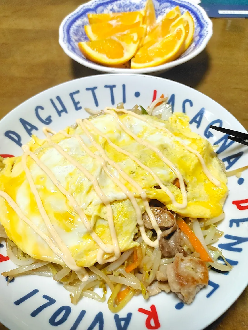 塩焼きそばのめんたいマヨネーズ入り❤️|福田則夫さん