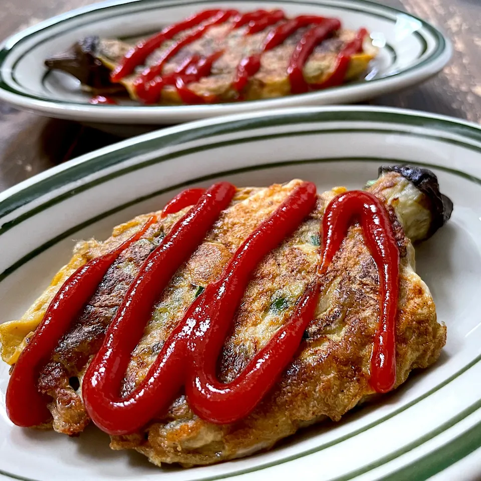 Tortang talong トルタンタロン🇵🇭焼き茄子のオムレツ（ピカタ）|七海さん