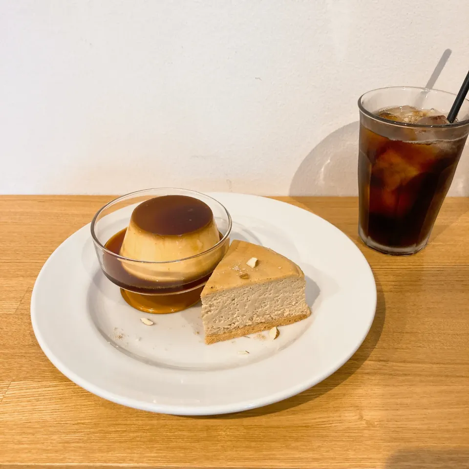 プリンと珈琲とカルダモンのチーズケーキ|ちゃみこさん