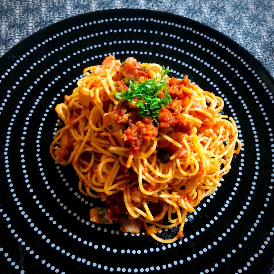 トマトソースパスタ🍝|ユミさん