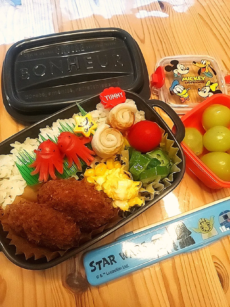 Snapdishの料理写真:2023.9.19 娘弁当🍱|あずきラテさん