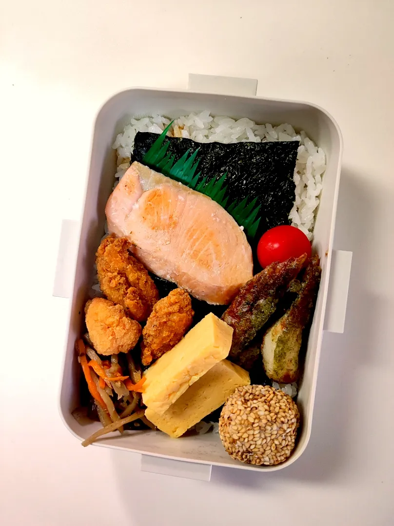 Snapdishの料理写真:男子高生弁当|ぽぽちゃんさん