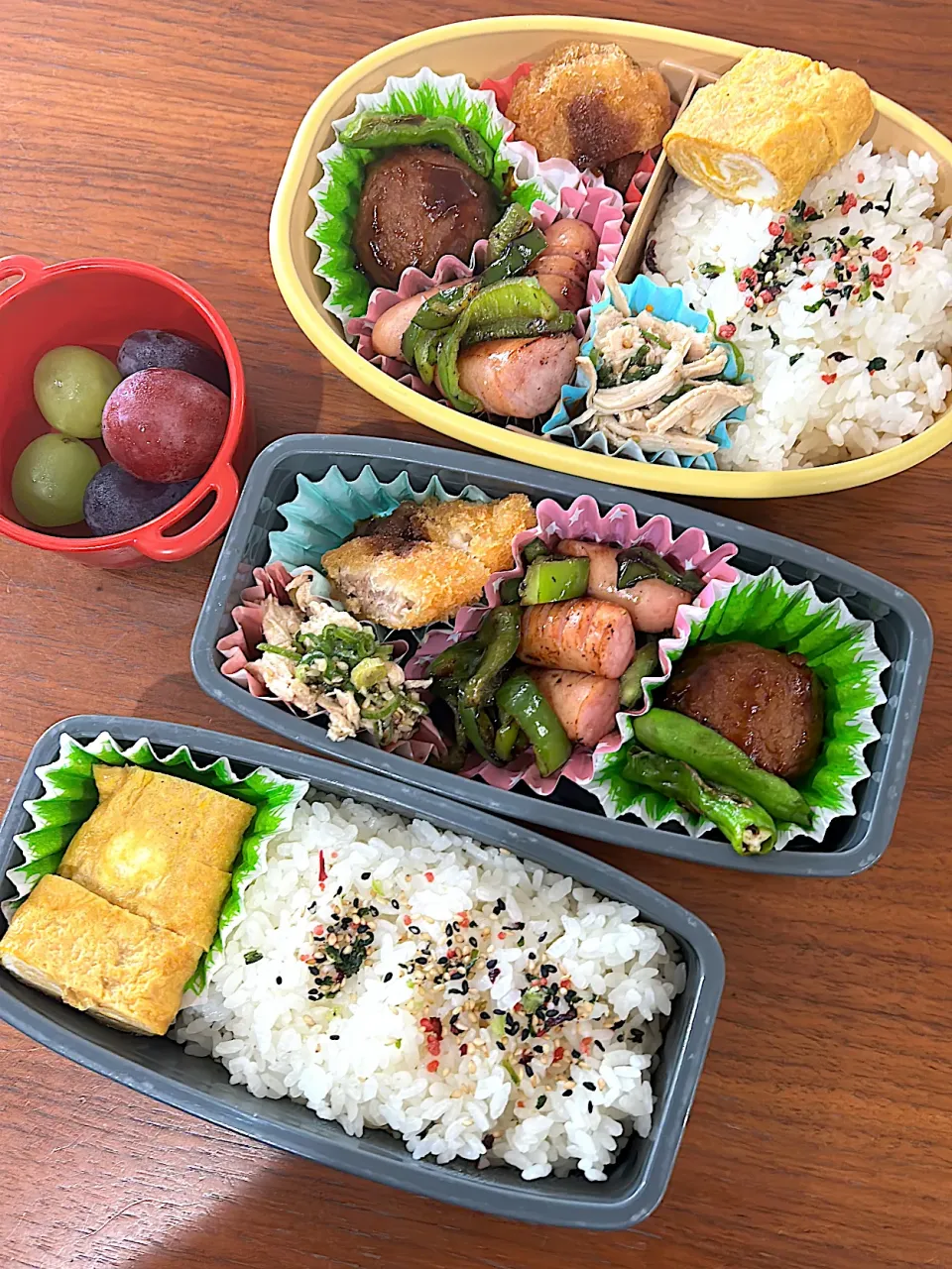 Snapdishの料理写真:2023/9/19 高1息子&旦那弁当|こうれい母さん