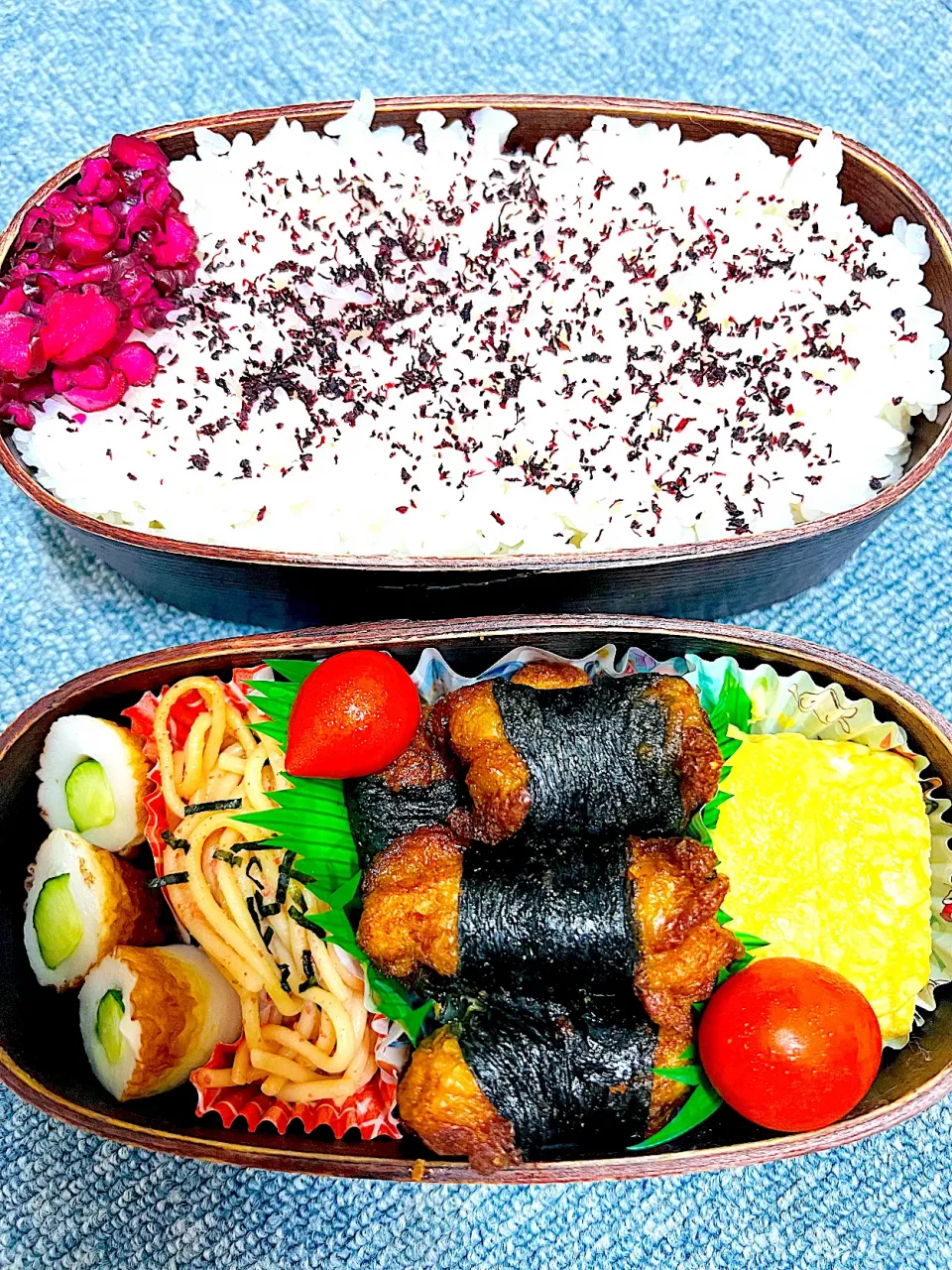 海苔カラ弁当🍱|みえさん