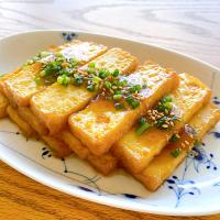 絹揚げの照り焼き