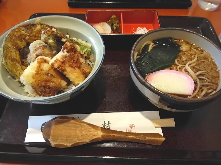 今村のイカと野菜の天丼セット|よっちびやばんぶーさん