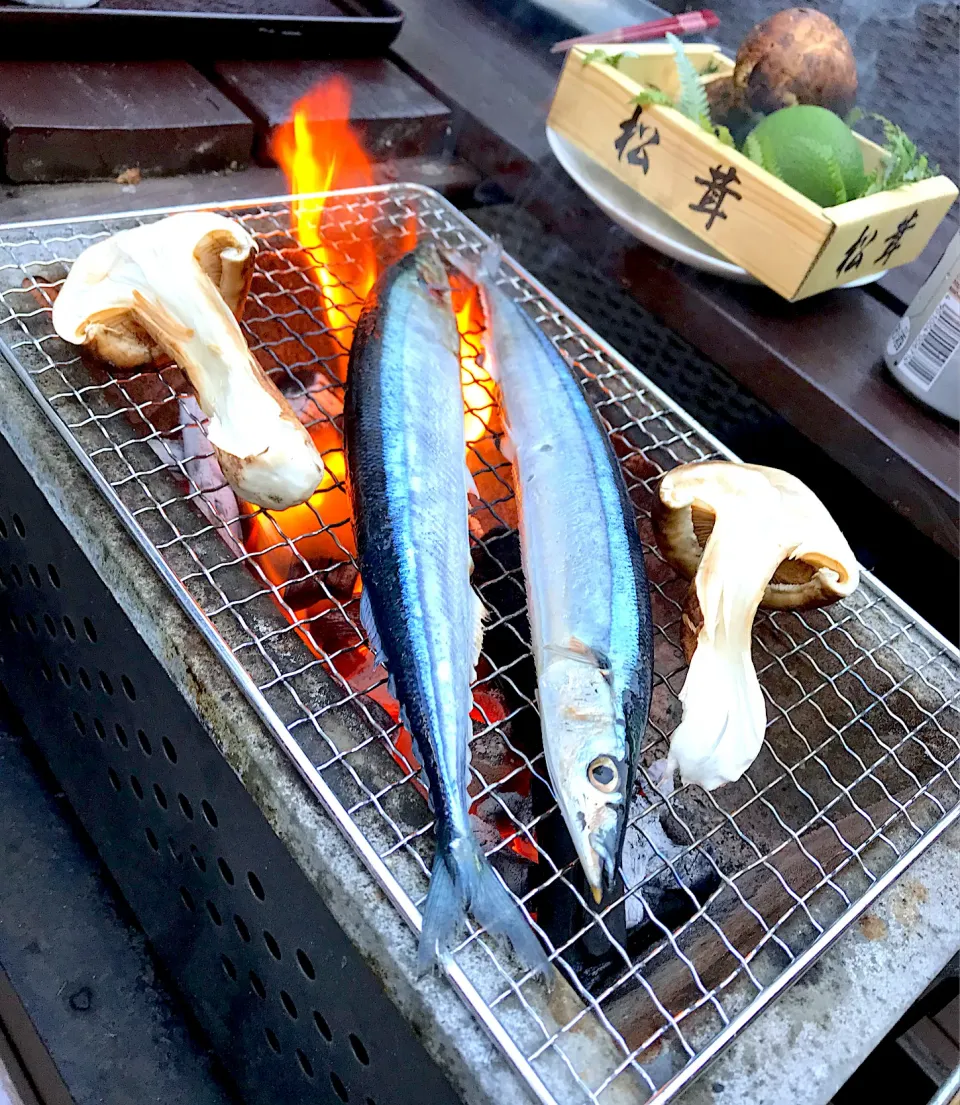 秋の味覚🍄🐟🔥😋|ナムナムさん