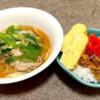 二日酔い旦那ちゃん晩御飯(^◇^;)