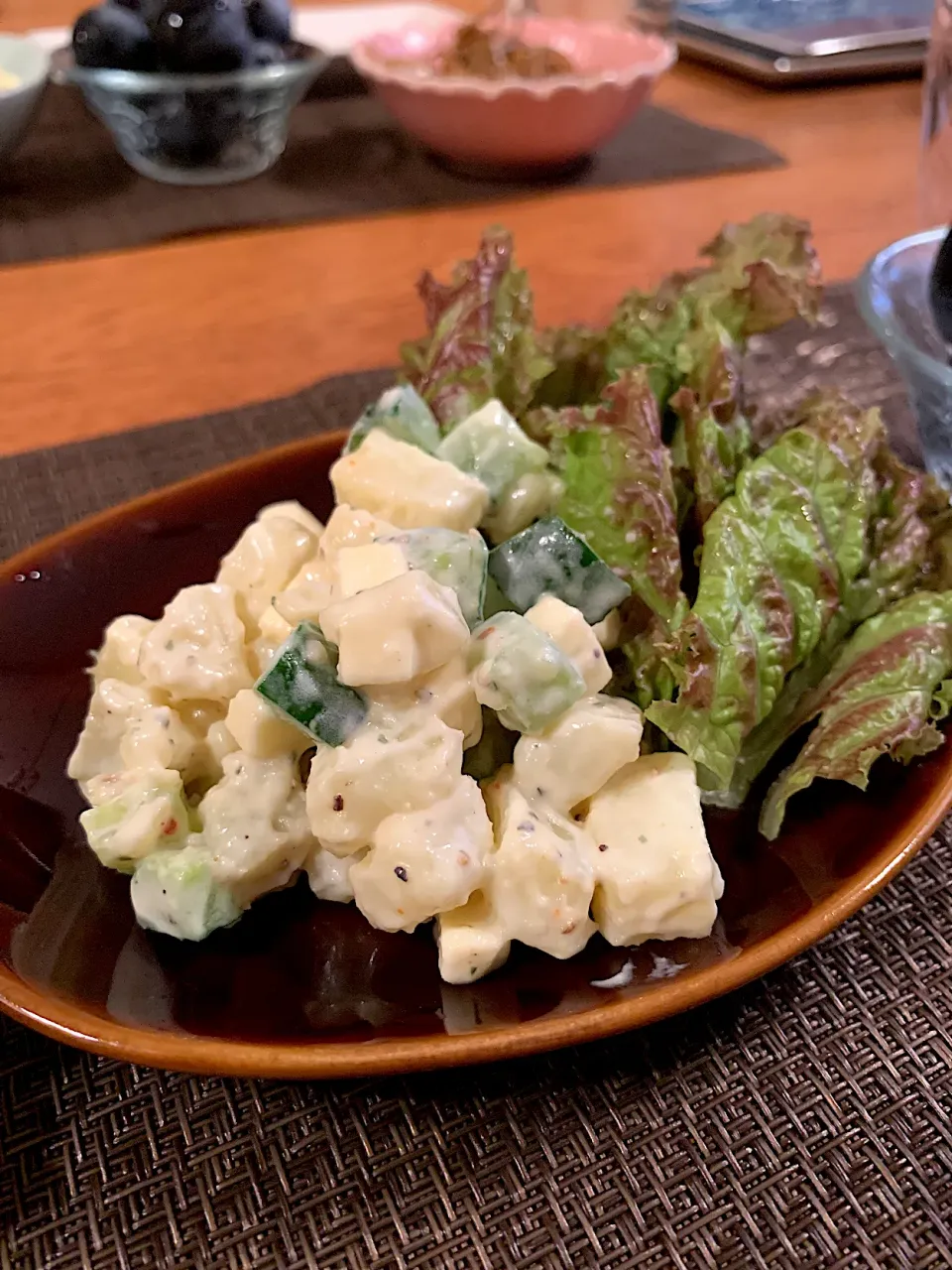 さつま芋のレモンハーブサラダ|いちごさん