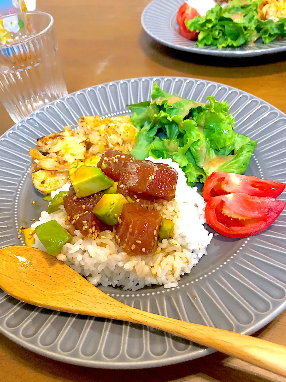 Snapdishの料理写真:ワンプレートご飯　ポキ丼|ｙａｋｋｏさん