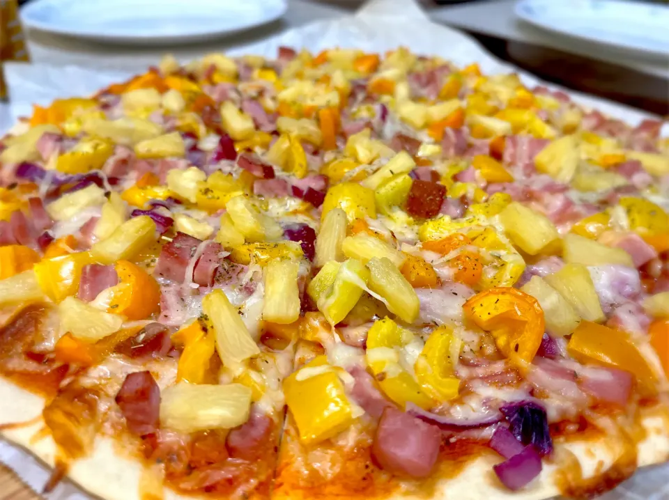 Pineapple and Ham pizza|Laki Maikaʻiさん