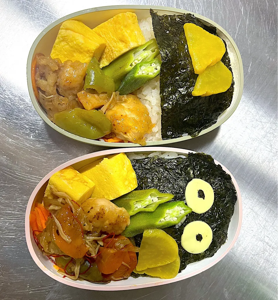 Snapdishの料理写真:ギョロ目弁当ぉおォ！！|takaさん