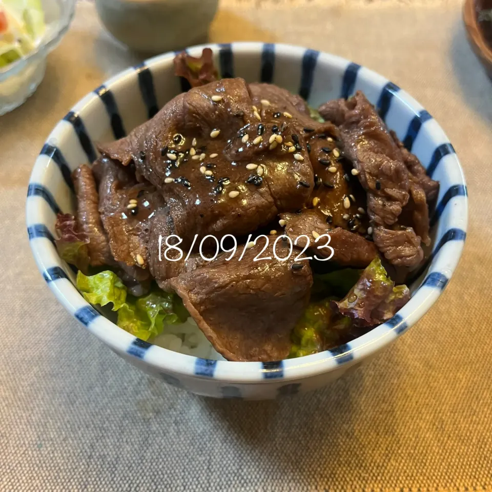 焼肉丼|友さん