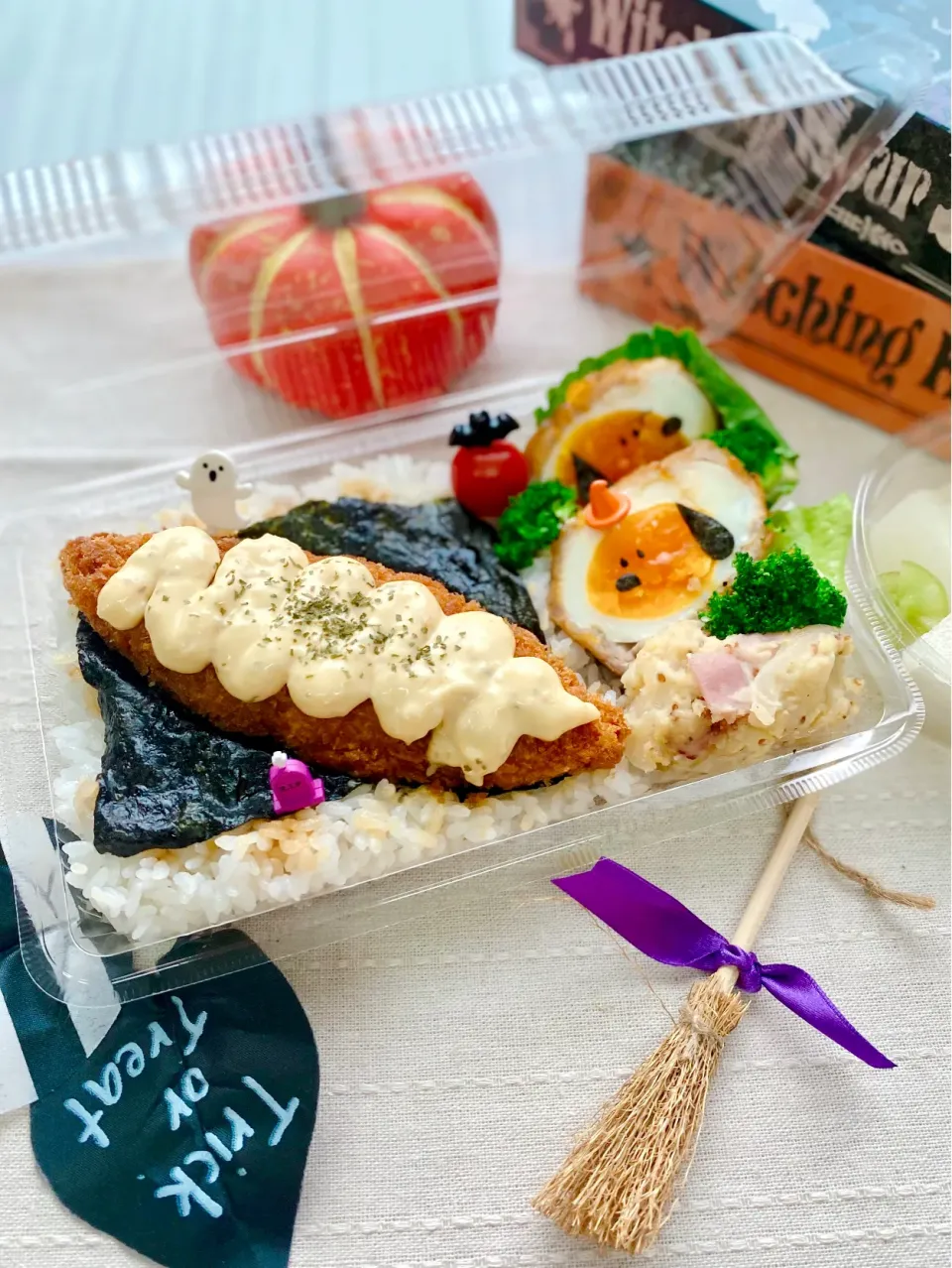 Snapdishの料理写真:ハロウィン弁当🎃|mikaさん