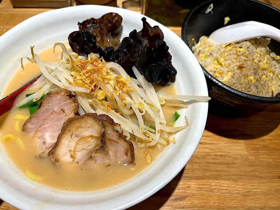 味噌ラーメン&半チャーハン|須佐浩幸さん