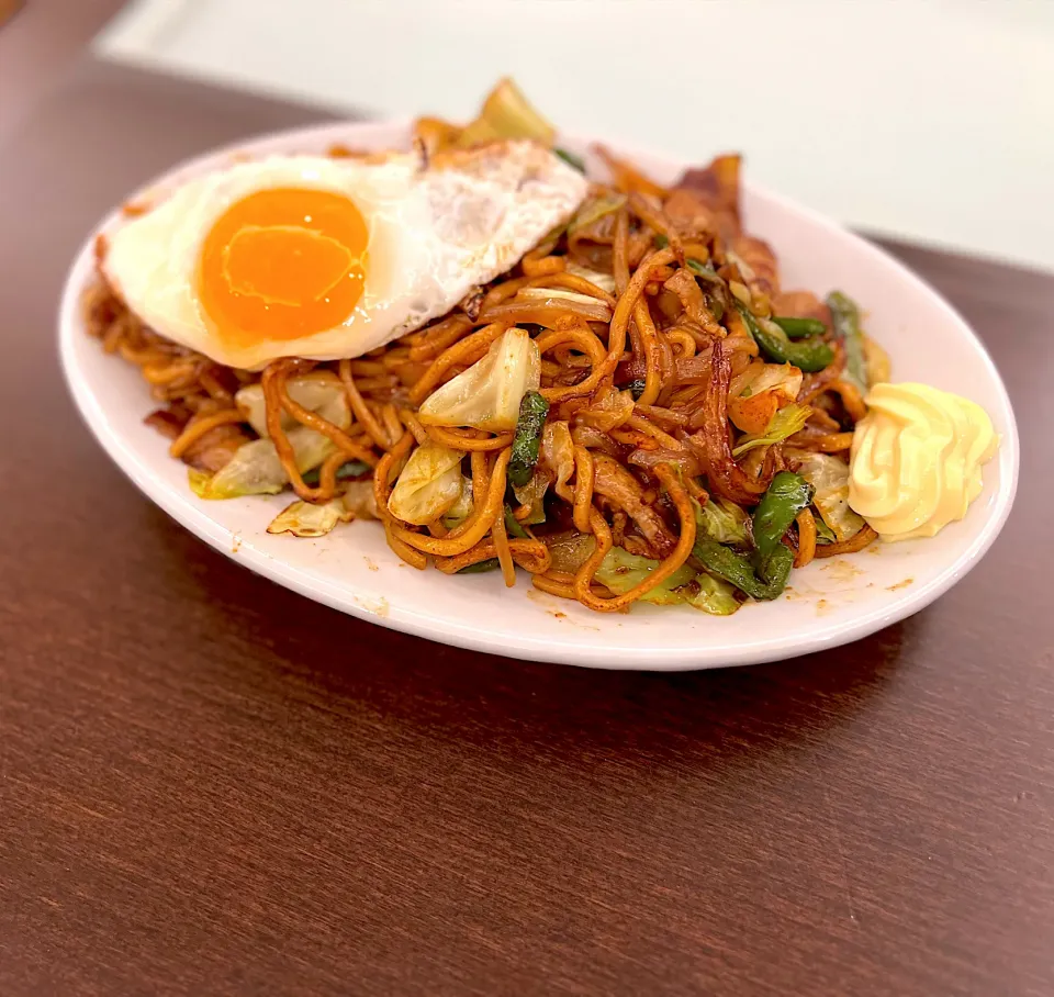 カレー風味焼きそば|流線形さん