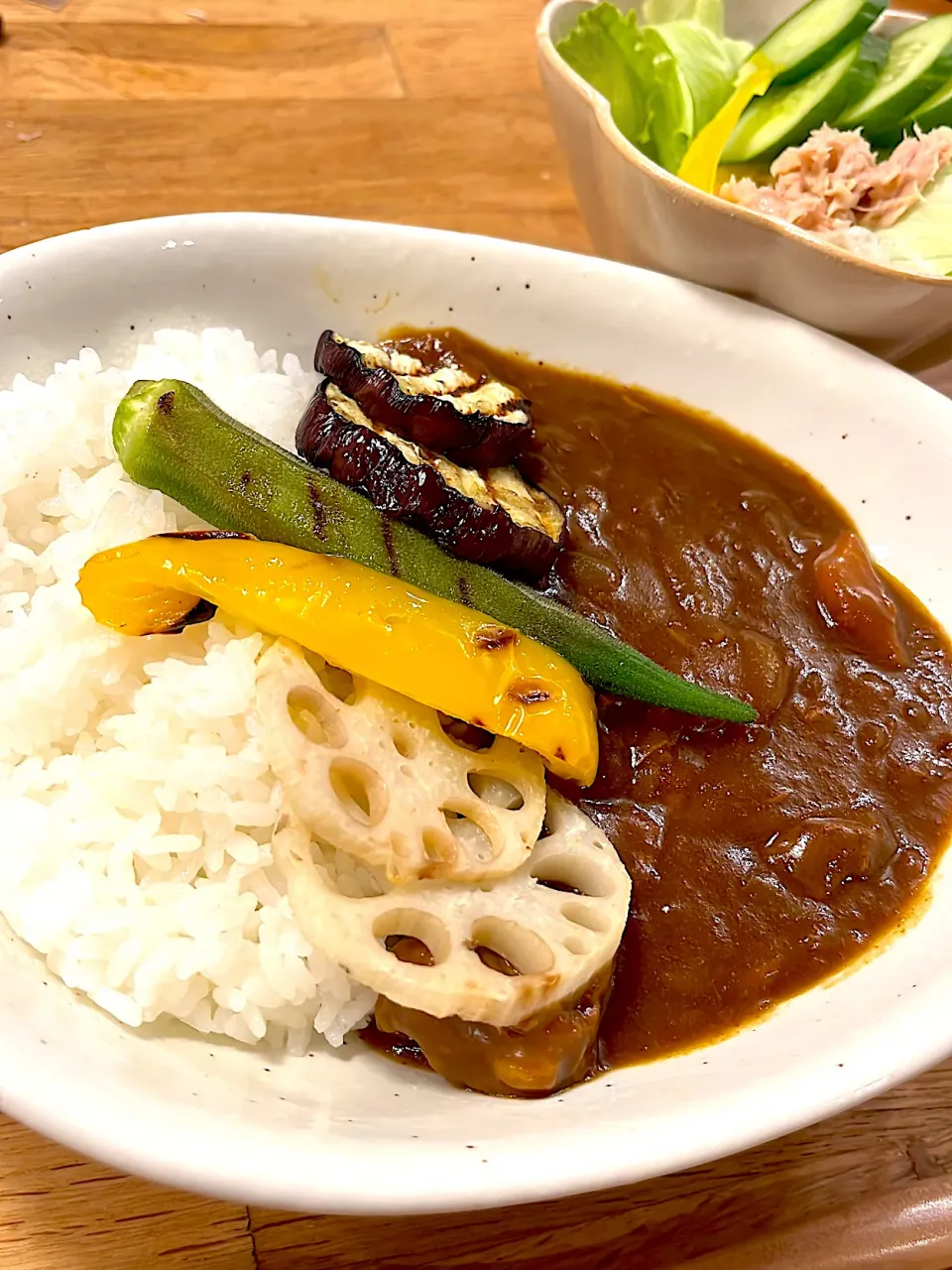 コトコト煮込んだビーフカレー　グリル野菜のせ|はるりさん