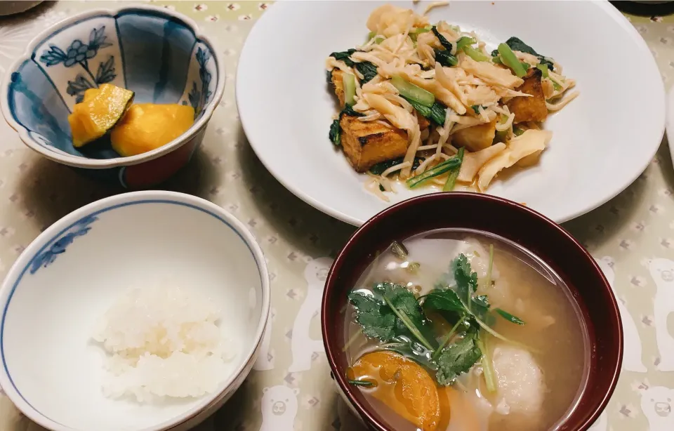 厚揚げのきのこあんかけ|ぺんさん