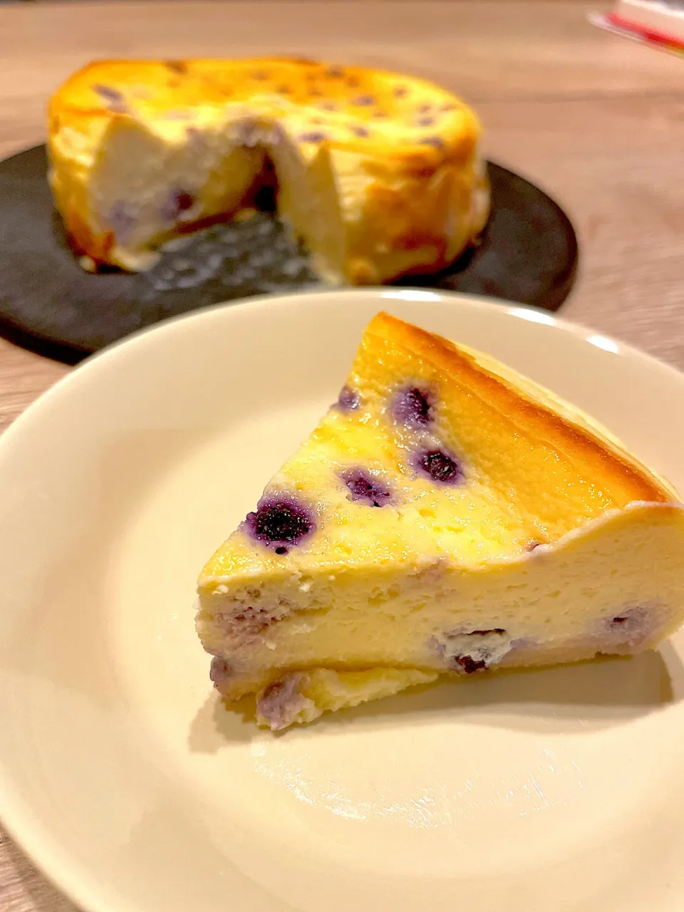 Snapdishの料理写真:ブルーベリーチーズケーキ♪|milky210さん