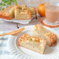 和梨と紅茶のクランブルケーキ