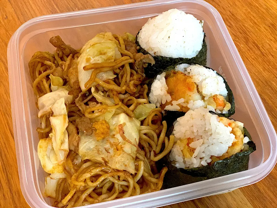 天むす焼きそば弁当！|ふくすけ食堂さん