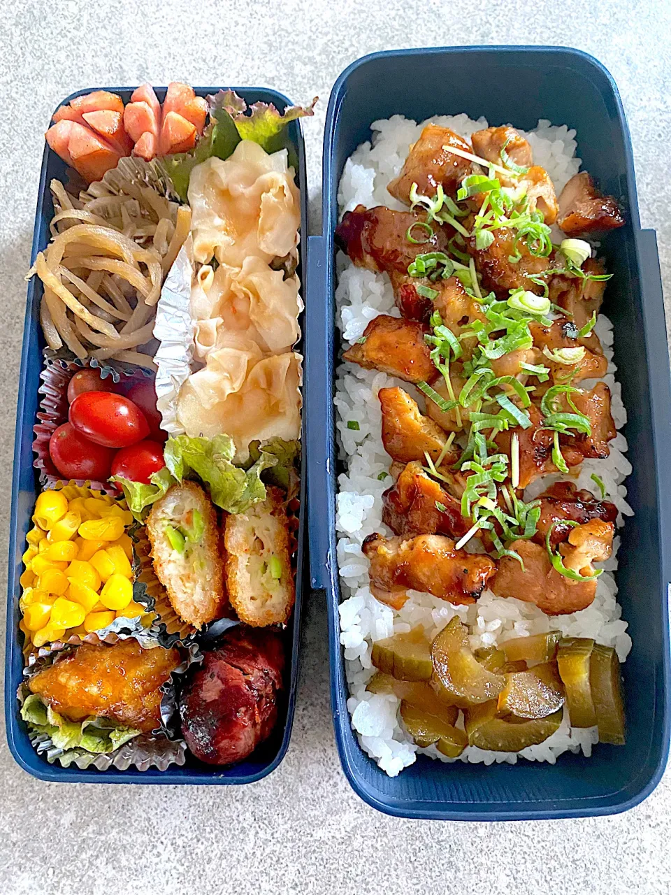 今日のお弁当🍱焼き鳥弁当-{}@{}-|Chikaーーさん