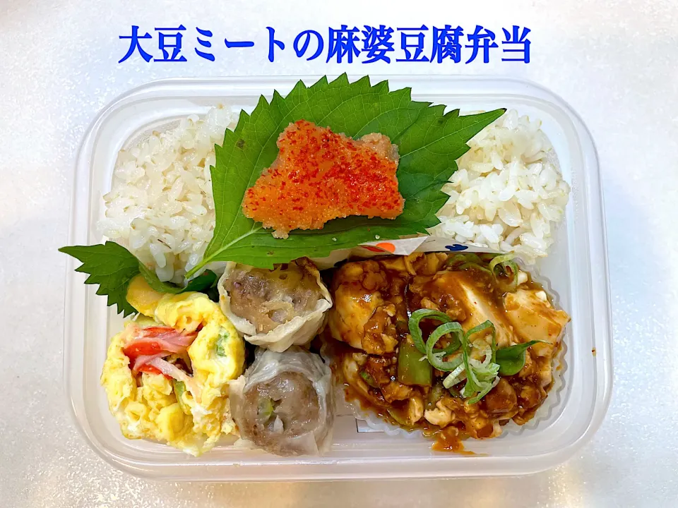 大豆ミートの麻婆豆腐弁当|tomorincoさん