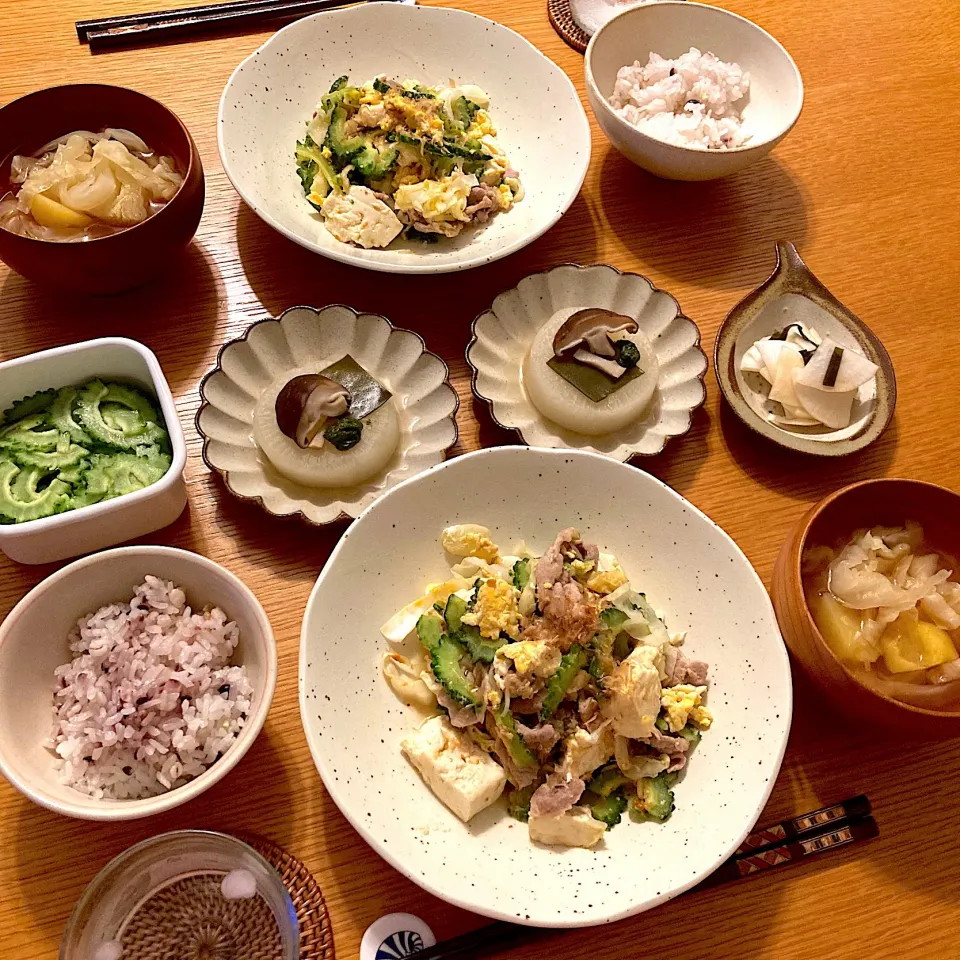 スイーツポテトさんの料理 ピリ辛味噌味noゴーヤチャンプル|むぎこさん