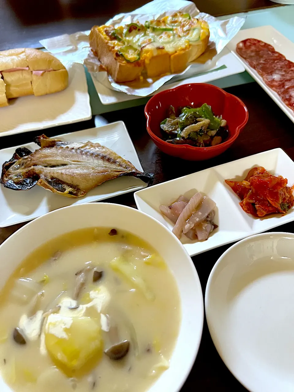 今日の晩御飯とおつまみは炭水化物多め|あささん