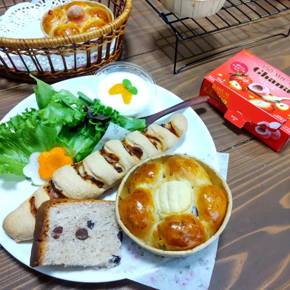 Snapdishの料理写真:パンランチの会|mihoさん