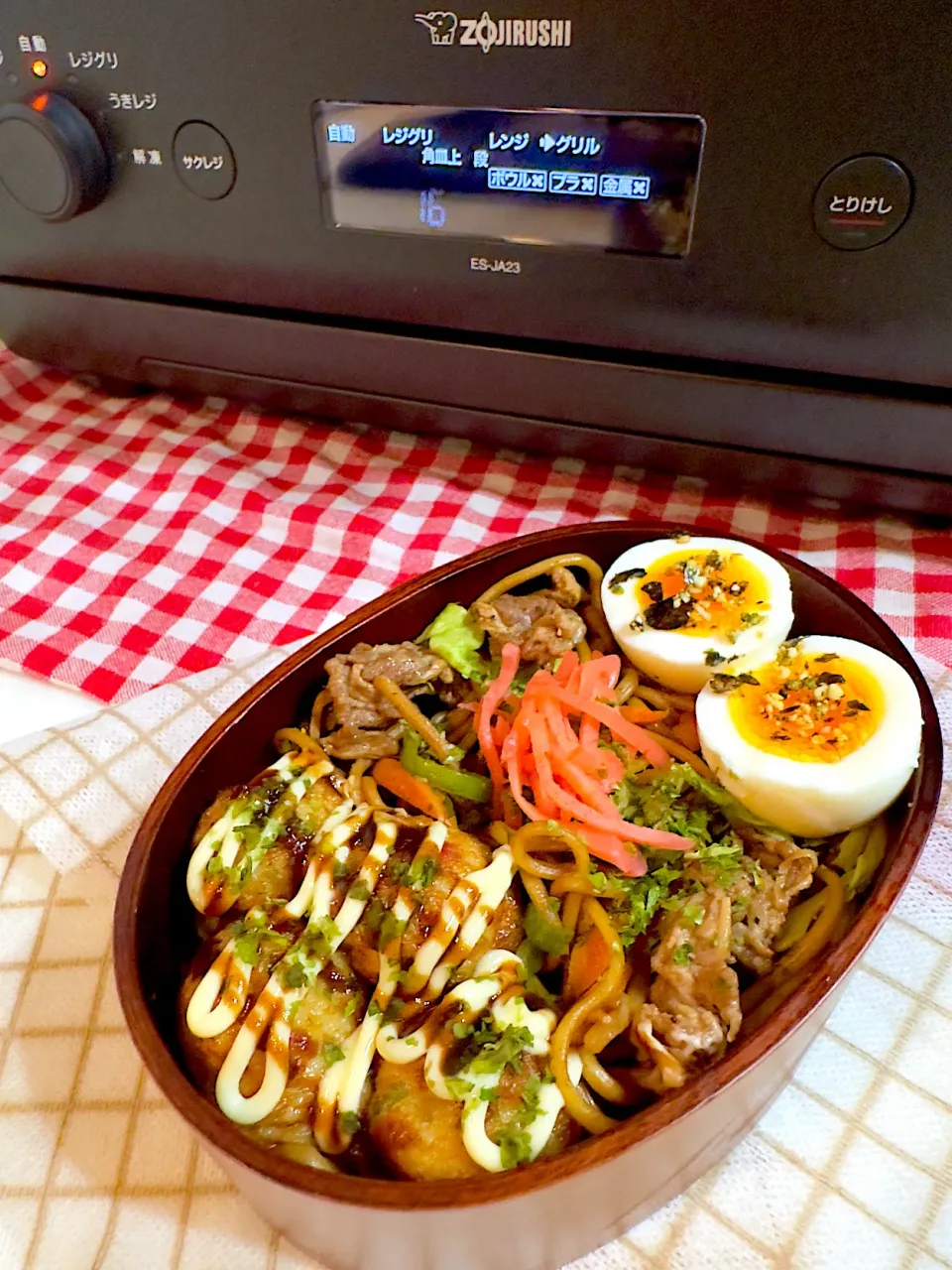 からビーちゃんのお祭りの屋台風焼きそば弁当|ひろりんさん