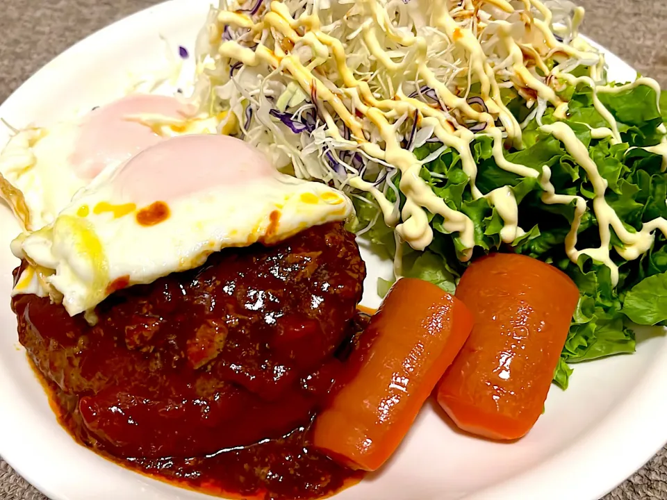 旦那ちゃん晩御飯😊|ちゃびきゅさん