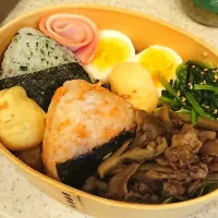 Snapdishの料理写真:おにぎり弁当|momoさん