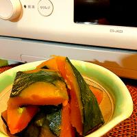 エブリノでかぼちゃ煮付け🎃