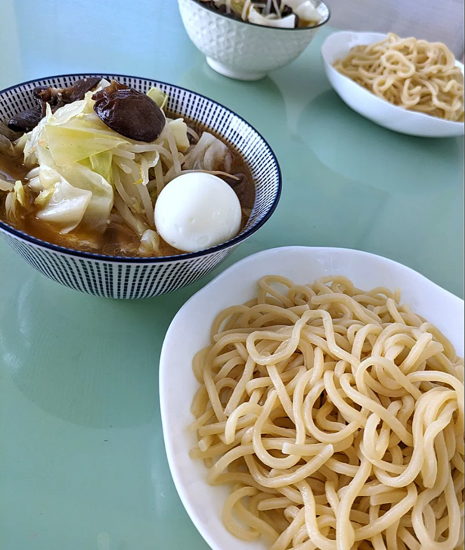 Snapdishの料理写真:煮干し出たっぷりつけ麺❗|かずにゃさん