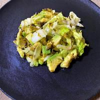 アボガドとカラシ高菜のサラダ