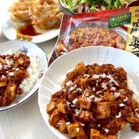 『麻婆豆腐丼』、でいただきました✨