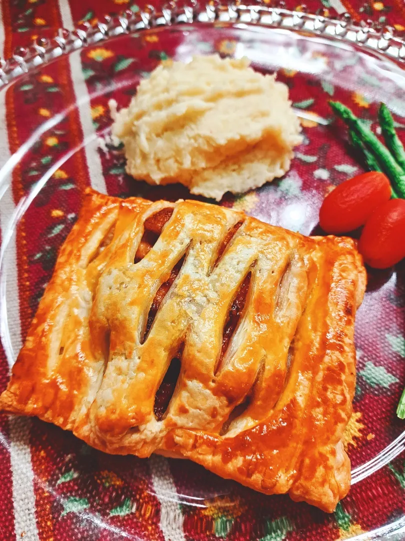 Snapdishの料理写真:【照り焼きチキンパイ】|梨々香さん