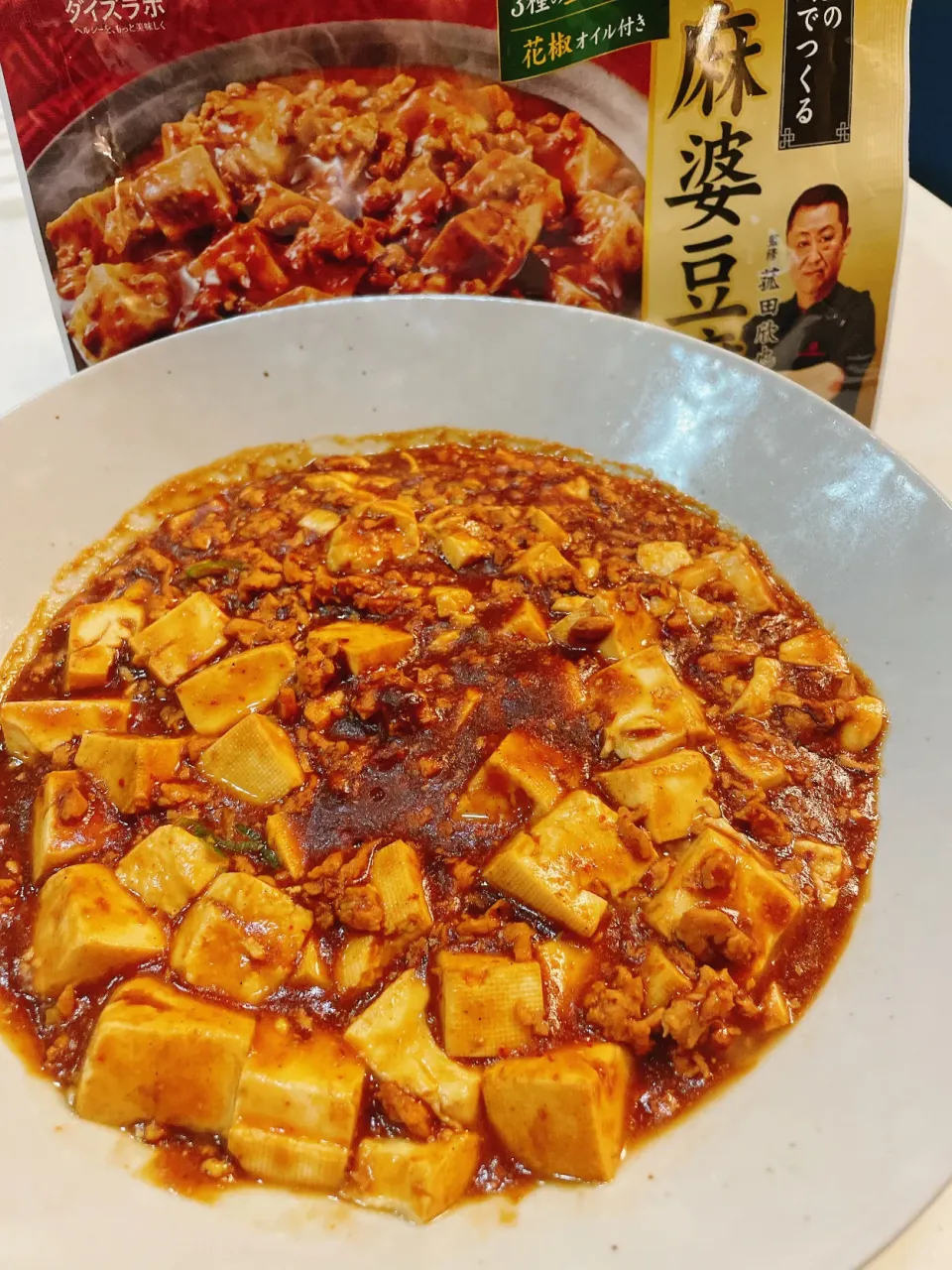 Snapdishの料理写真:大豆のお肉の麻婆豆腐|Atsukoさん