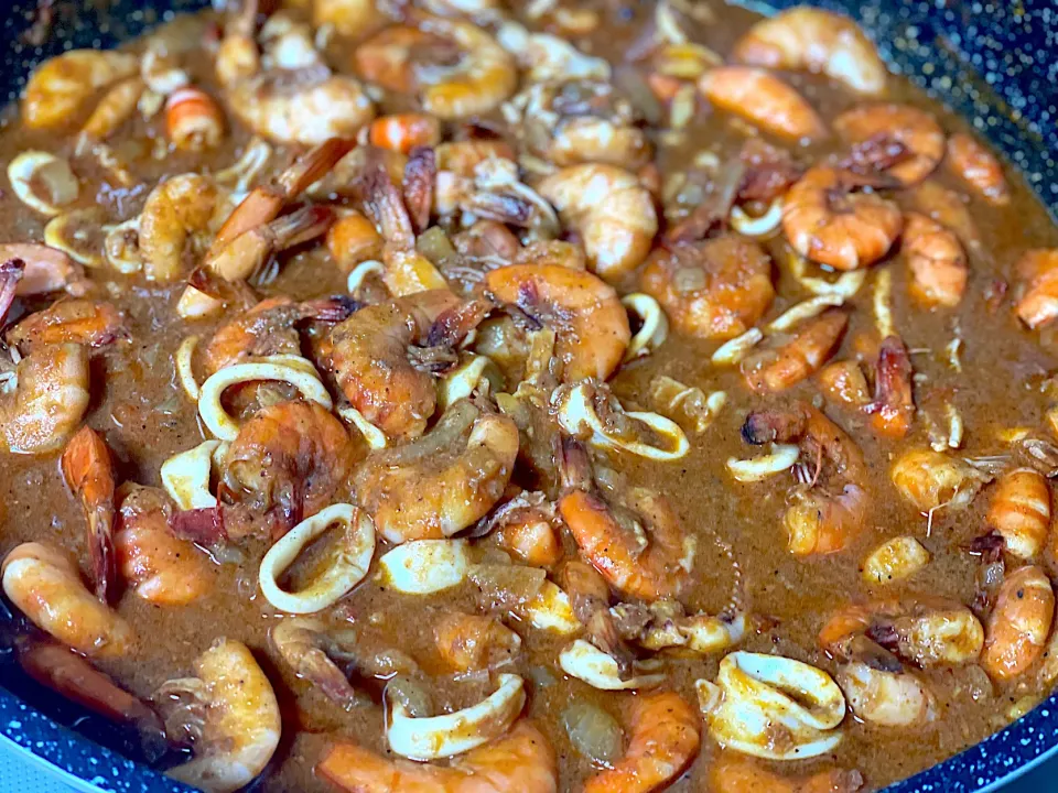 Shrimp & squid curry|yeni kartikasariさん