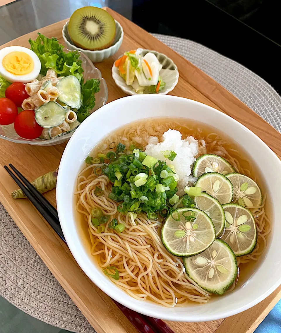 ゆかりさんの料理 すだちおろし麺🥢|ゆかりさん